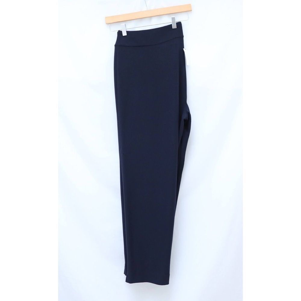 NWT Toni Plus Size Pull-On Slim Pants 22 Navy Blue Business Office Comfy New